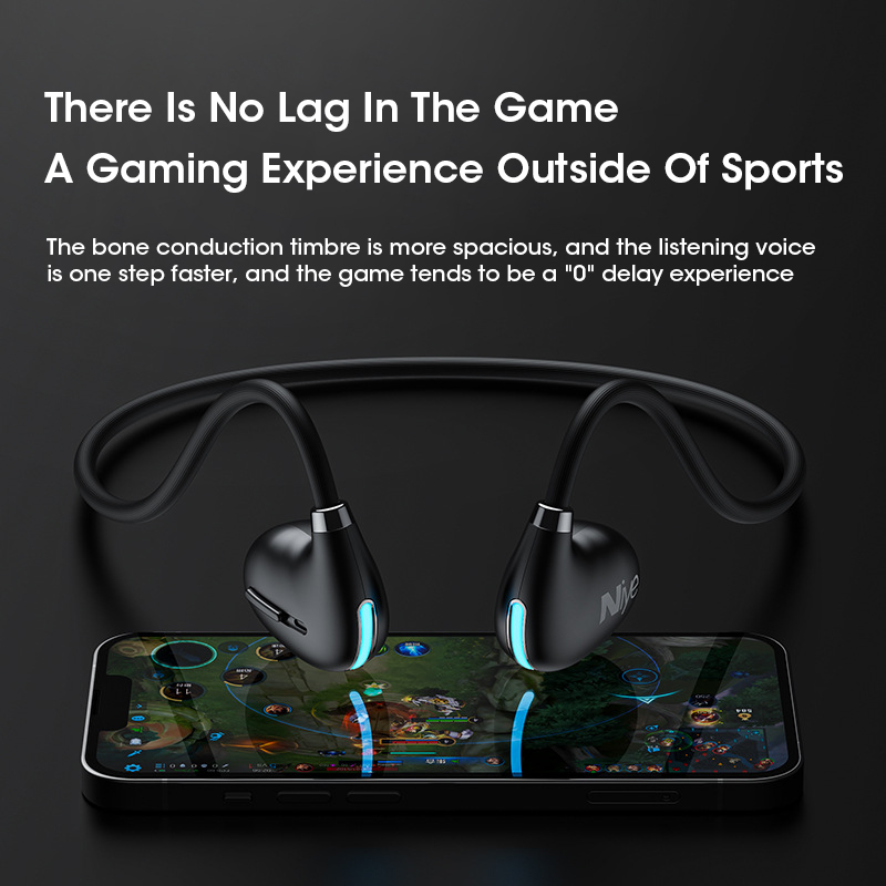 Bone Conduction Running Headphones - Bluetooth Wireless Earphones For Sports New
