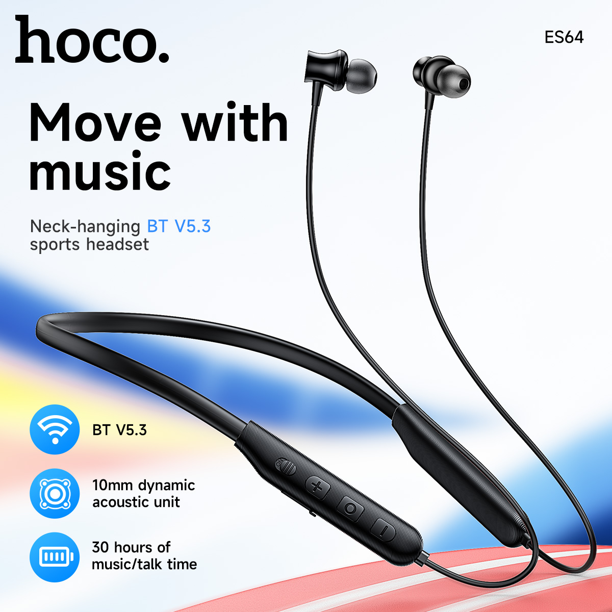 HOCO Neckband Wireless Bluetoo - огляд і ціна Magnetic Neckband Sports Earphones