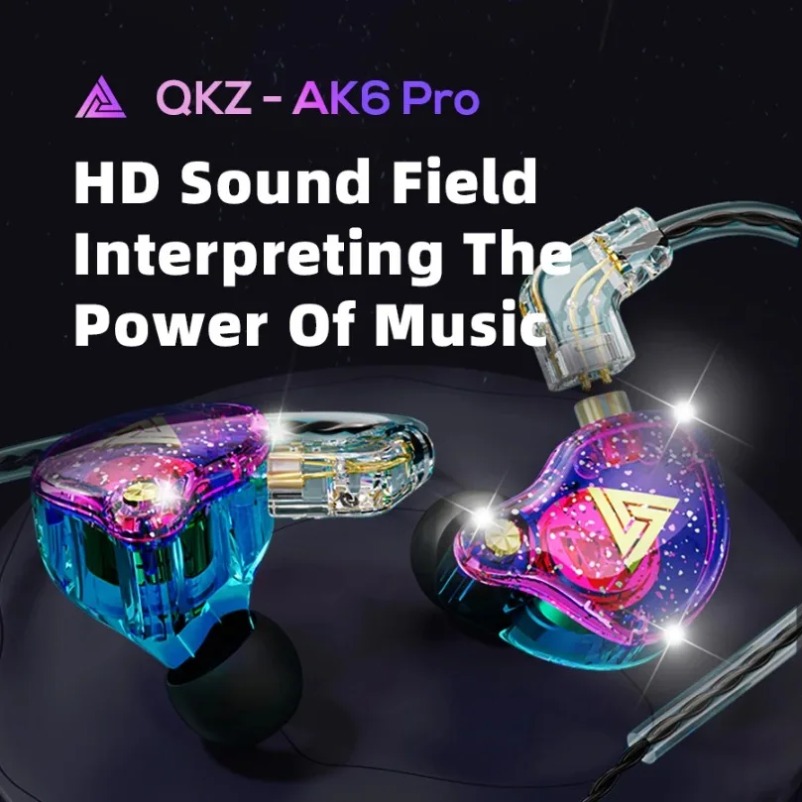 QKZ AK6 Pro In Ear Monitor Wir - огляд і ціна In Ear Monitors For Singers