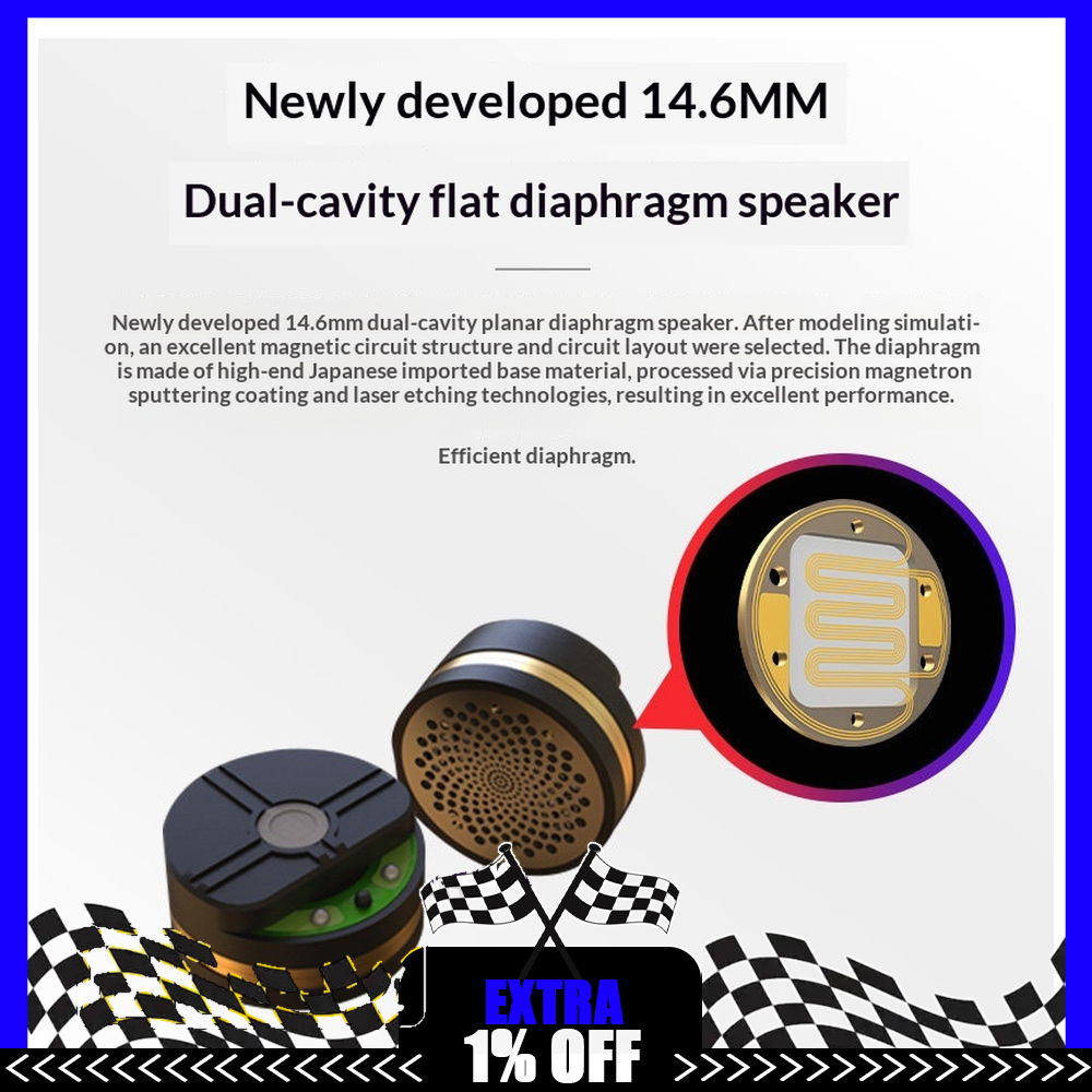 7Hz x Crinacle Dioko Planar Ma - огляд і ціна Planar Magnetic Iem Earphones