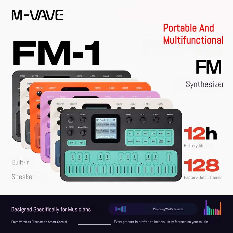 M-VAVE Portable FM1 Pocket Syn - огляд і ціна Speakers