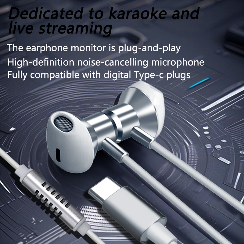 Type C Wired Karaoke Headphone - огляд і ціна In Ear Monitors For Singers