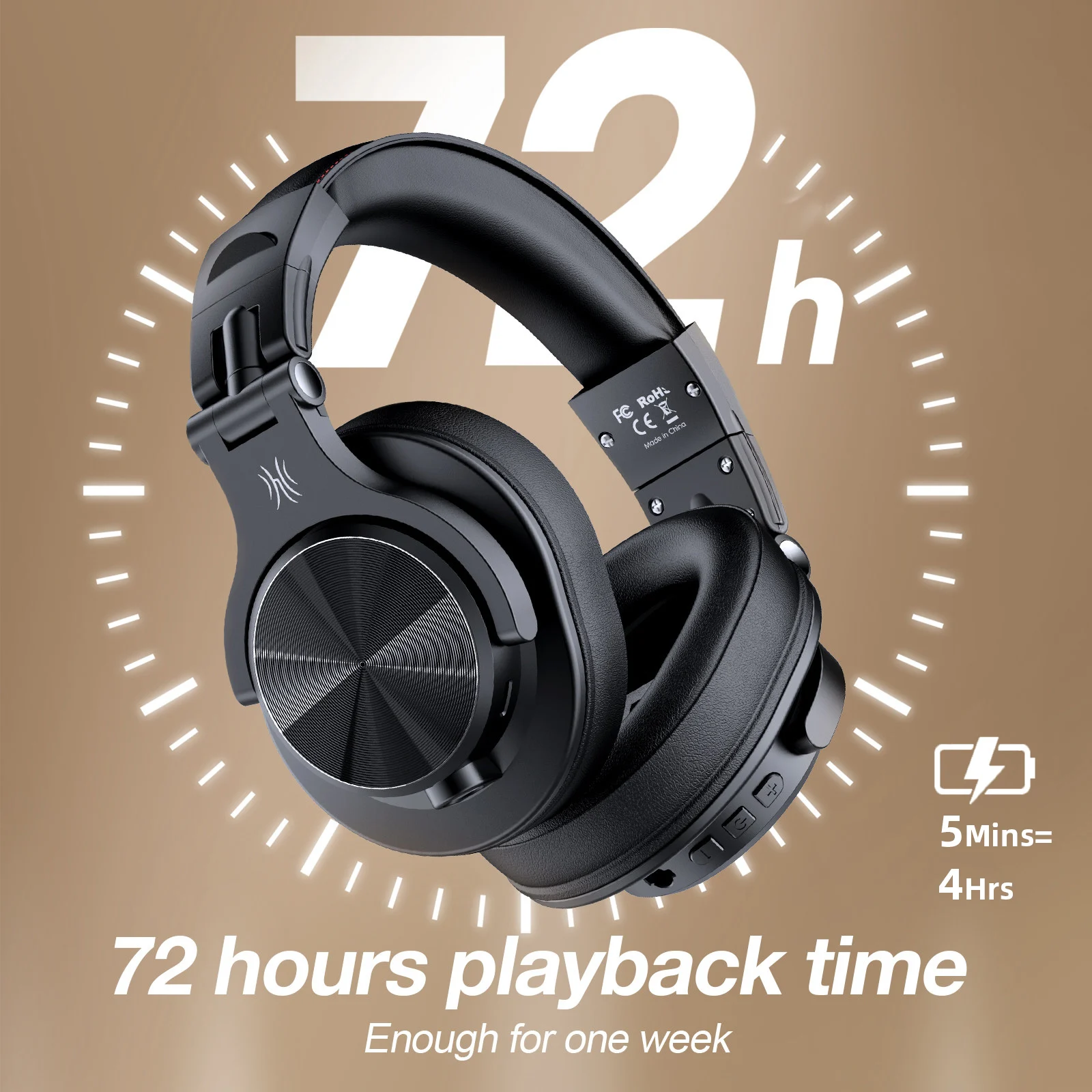 OneOdio Fusion A70 Bluetooth H - огляд і ціна Anc Wireless Over Ear Headphones