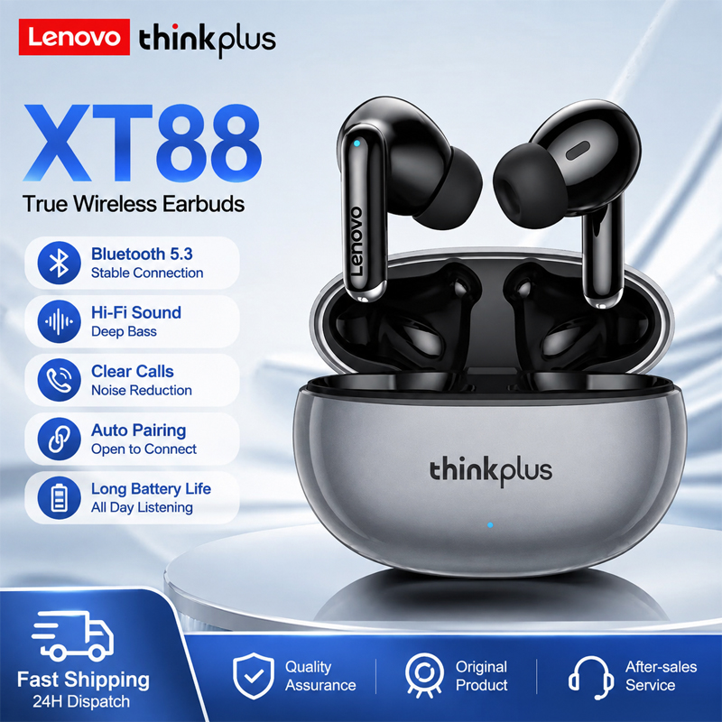 Lenovo XT88 Bluetooth Wireless - огляд і ціна Anc Wireless Over Ear Headphones