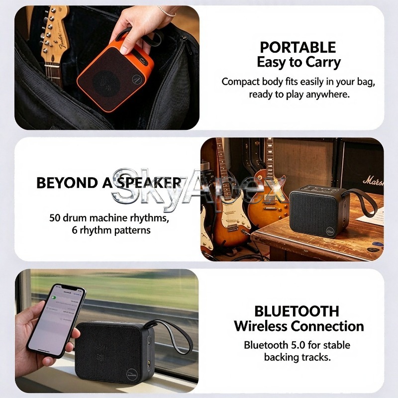 Portable Mini Guitar Speaker O - огляд і ціна Speakers