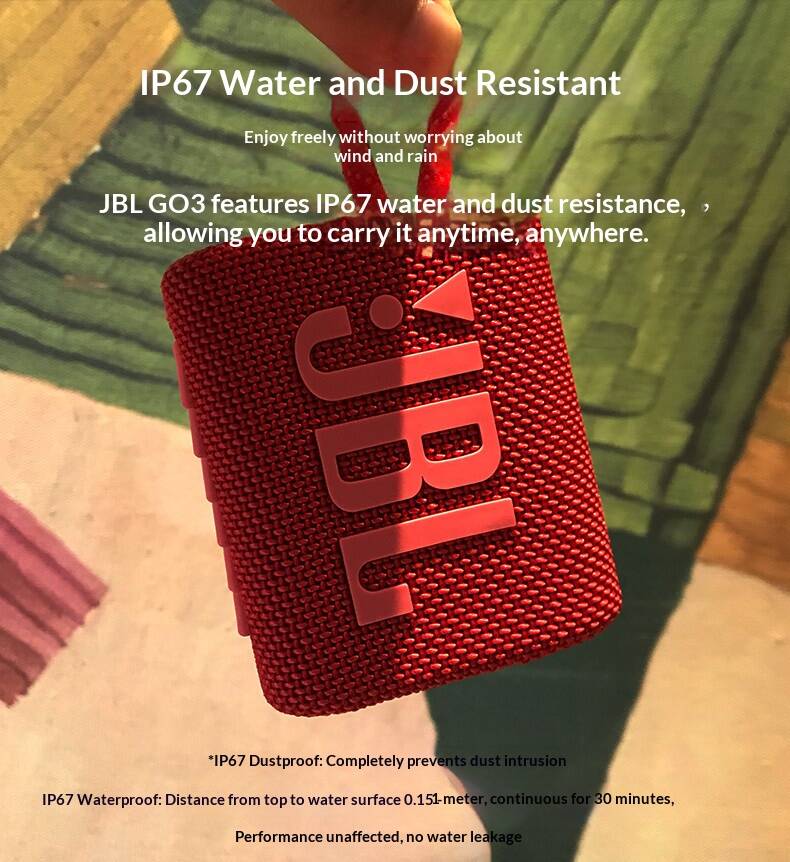 Beach Home Box JBL GO3 Bluetoo - огляд і ціна Portable Bluetooth Speaker Waterproof Ipx7