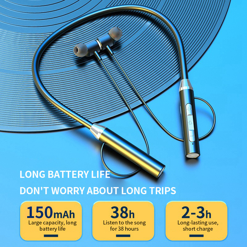 Wireless Headphones Bluetooth  - огляд і ціна Magnetic Neckband Sports Earphones