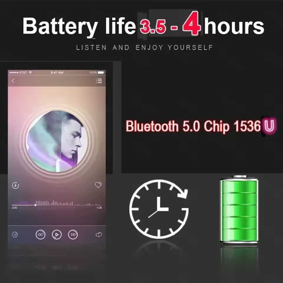 Bluetooth 5.3 New Air Por 5 Wi - огляд і ціна Headphones