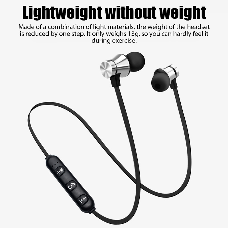 XT11 Bluetooth 4.2 Wireless Ea - огляд і ціна Magnetic Neckband Sports Earphones