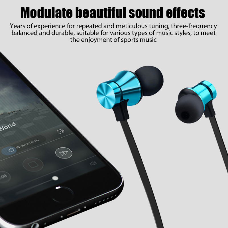 XT11 Bluetooth 4.2 Wireless Ea - огляд і ціна Magnetic Neckband Sports Earphones